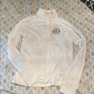 Brooks White Team Pullover